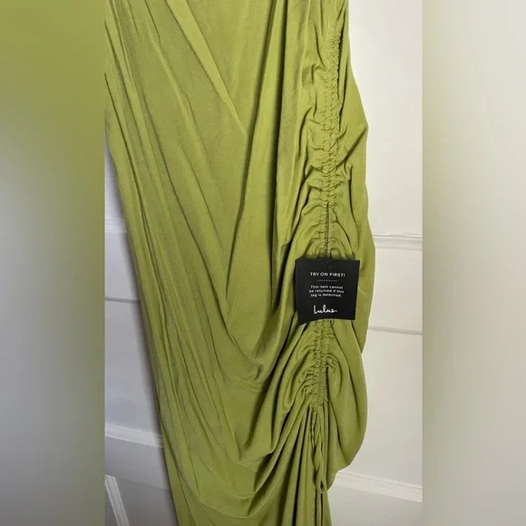 NWT Lulu's Green Bodycon Dress - Picture 4 of 7